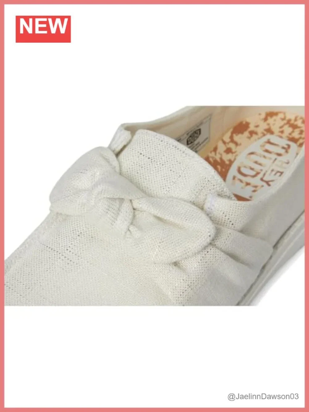 Wendy Bow Shimmer Loafers Metallic Cotton Slip-On Ballet Flats